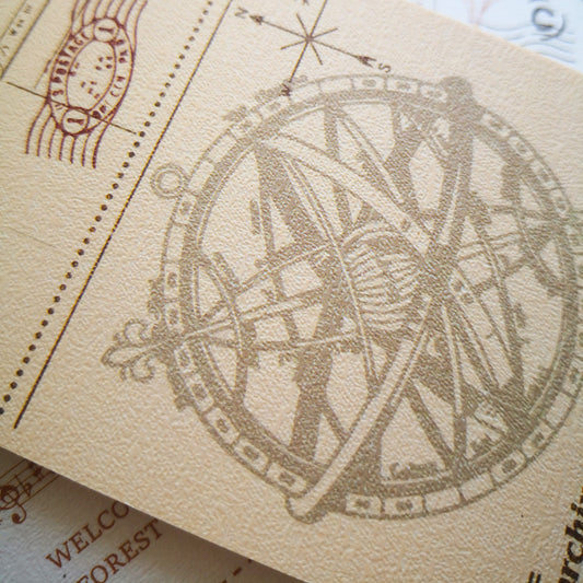 PAPER DYEING Vintage Decorative Memo Paper 12pcs