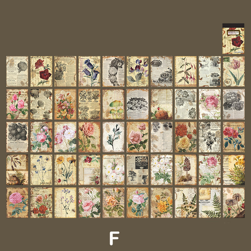 Retro Pages Mini Sticker Book