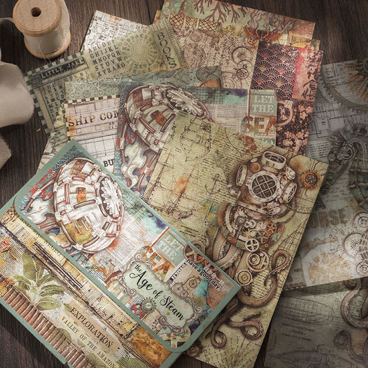 Age of Steam Scrapbook Paper
