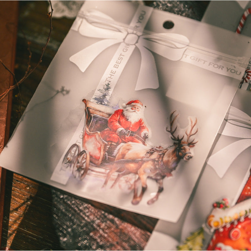 Christmas Gingerbread Rub-on Stickers