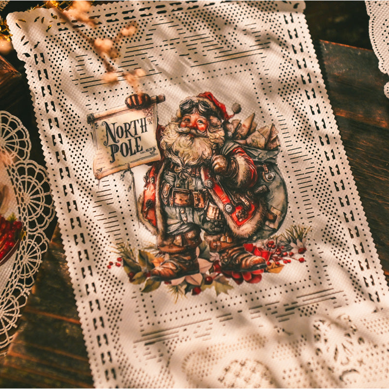 Whimsical Christmas Rub-on Stickers