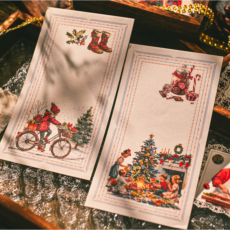 Whimsical Christmas Rub-on Stickers