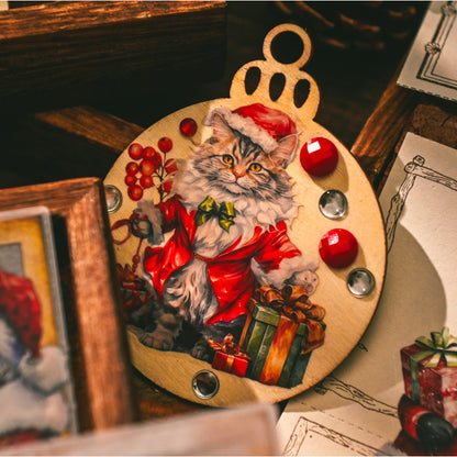 Retro Christmas Rub-on Stickers