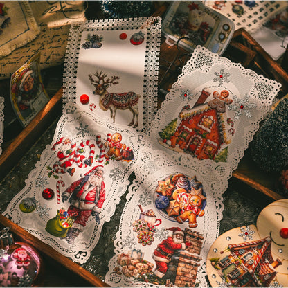 Christmas Gingerbread Rub-on Stickers