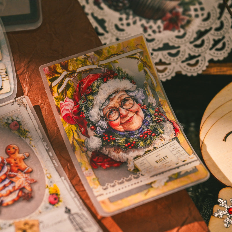 Christmas Gingerbread Rub-on Stickers