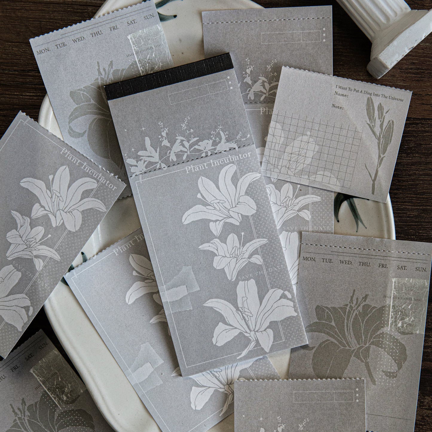 Fleeting Light Moments Memo Pad