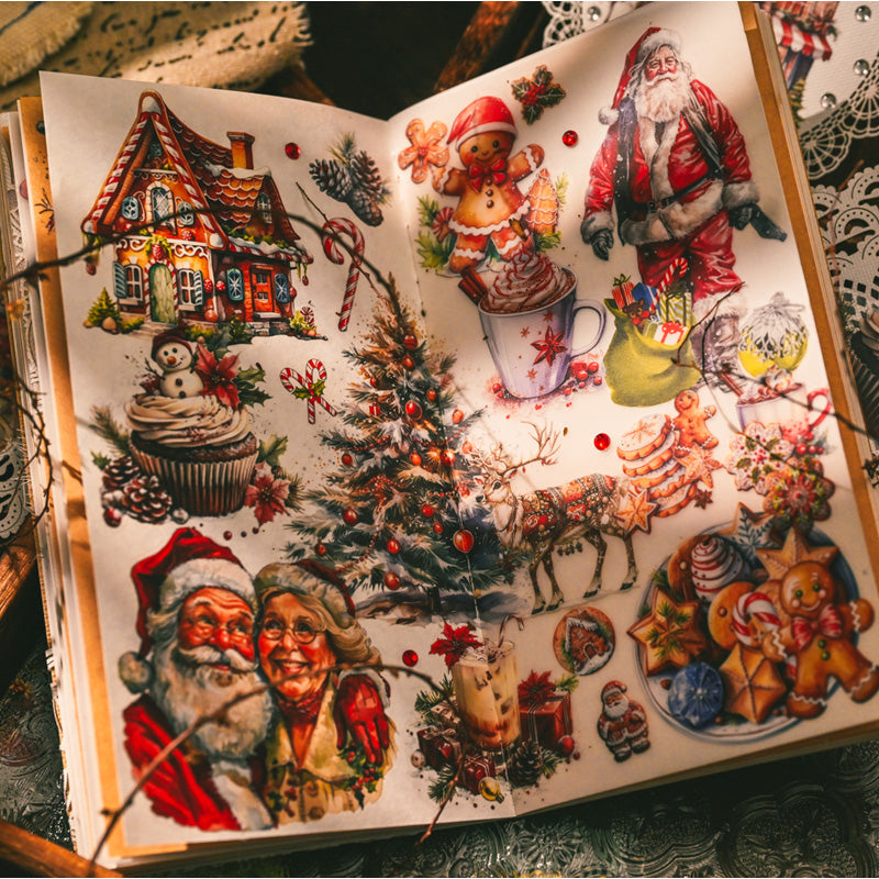 Christmas Gingerbread Rub-on Stickers