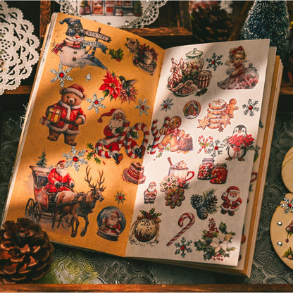 Christmas Gingerbread Rub-on Stickers