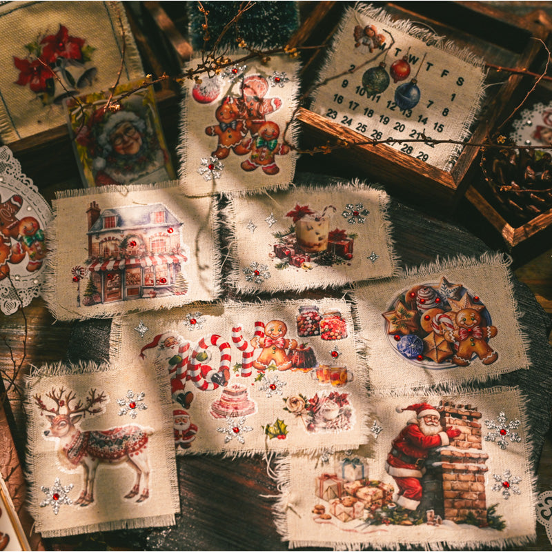 Christmas Gingerbread Rub-on Stickers