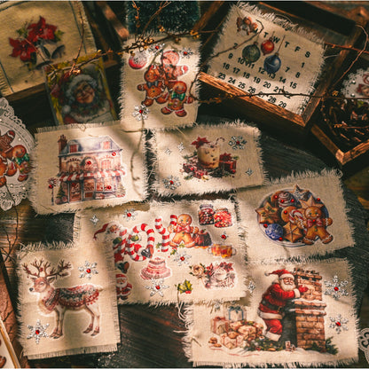 Christmas Gingerbread Rub-on Stickers