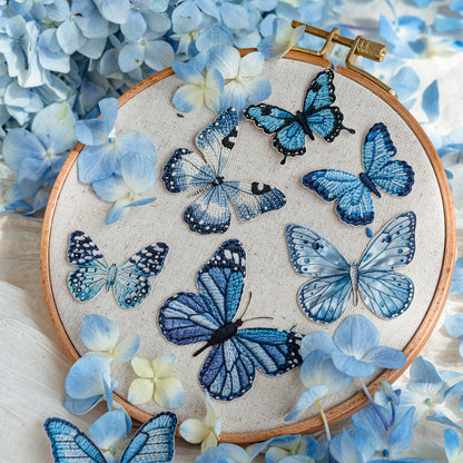 Butterfly Textile Book Stickers