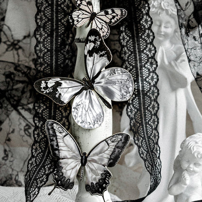 Butterfly Textile Book Stickers