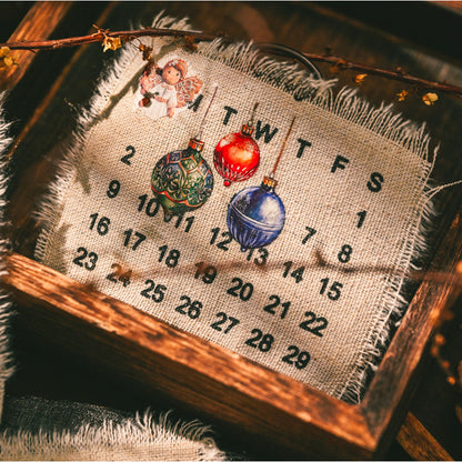 Christmas Gingerbread Rub-on Stickers