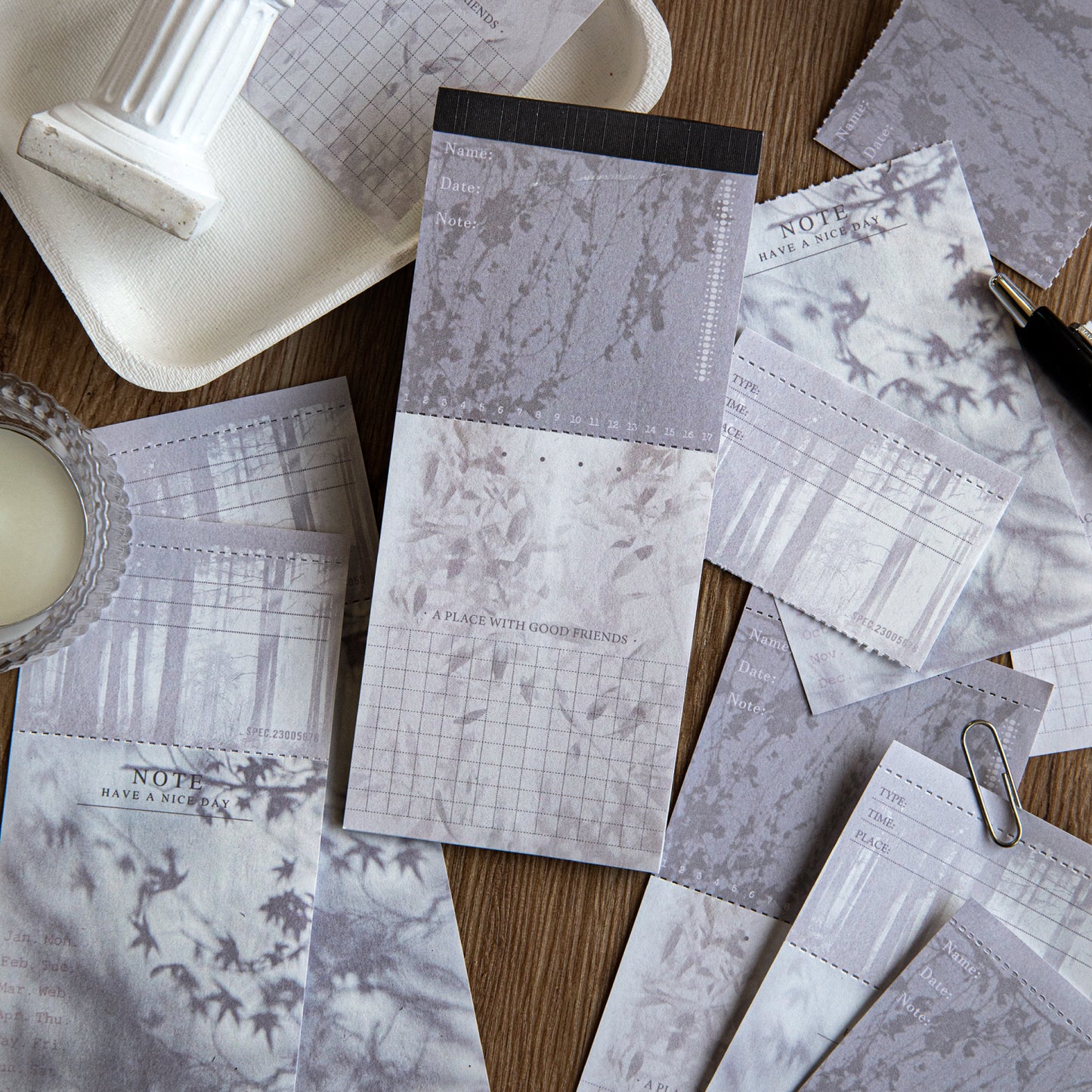 Fleeting Light Moments Memo Pad