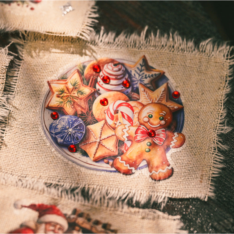 Christmas Gingerbread Rub-on Stickers
