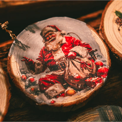 Whimsical Christmas Rub-on Stickers