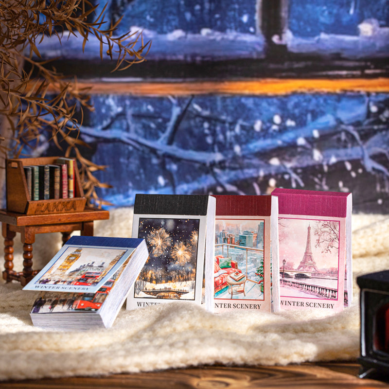 Winter Scenery Stickers