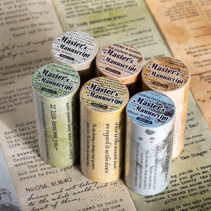 Master's Manuscript Washi Tape