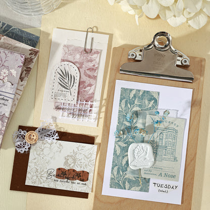 Floral Whisper Textured Papers
