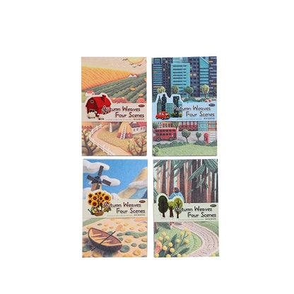 Four Autumn Scenes Papers
