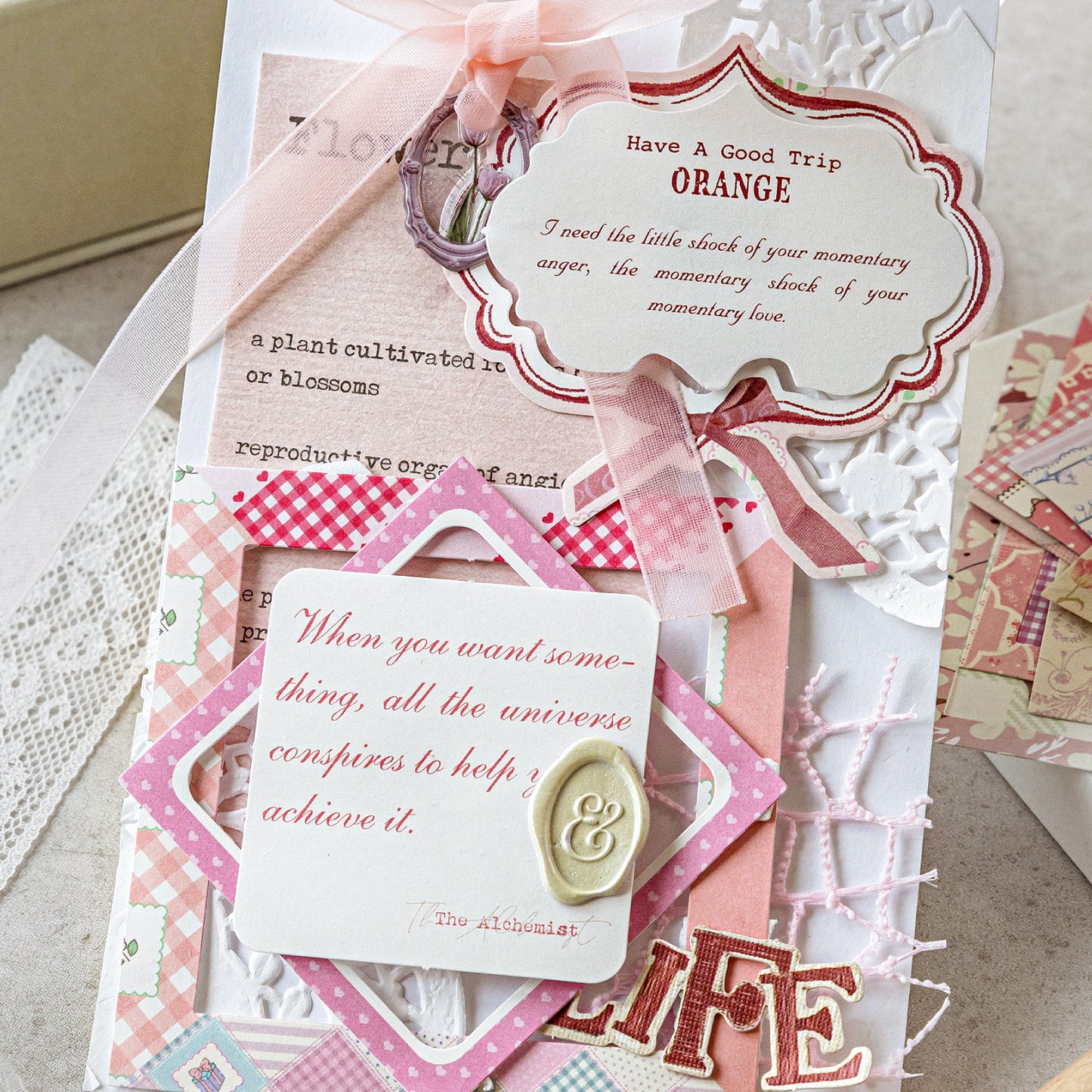 Floral Leaf Candy Stickers