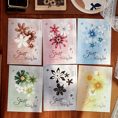 Starlit Flower Field Stickers