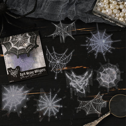 Vintage Spider Web Stickers