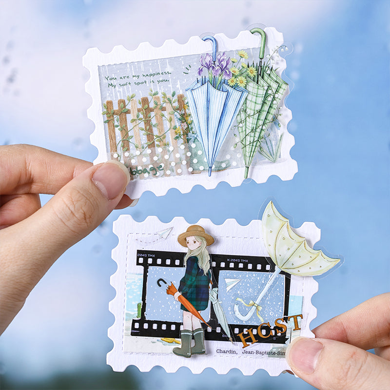 Colorful Umbrella sticker