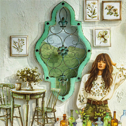 Iron Floral Window Stickers