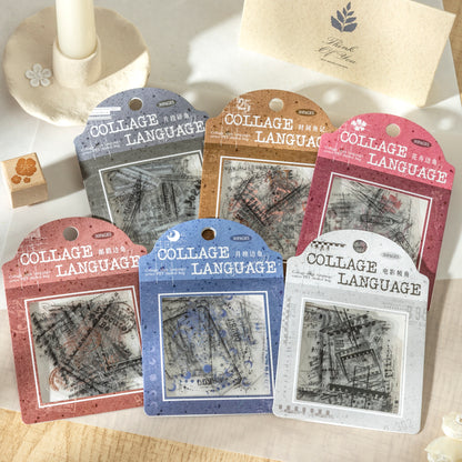 Collage Language Sticker