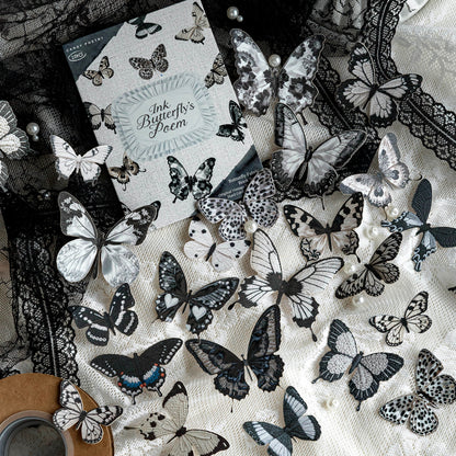 Butterfly Textile Book Stickers