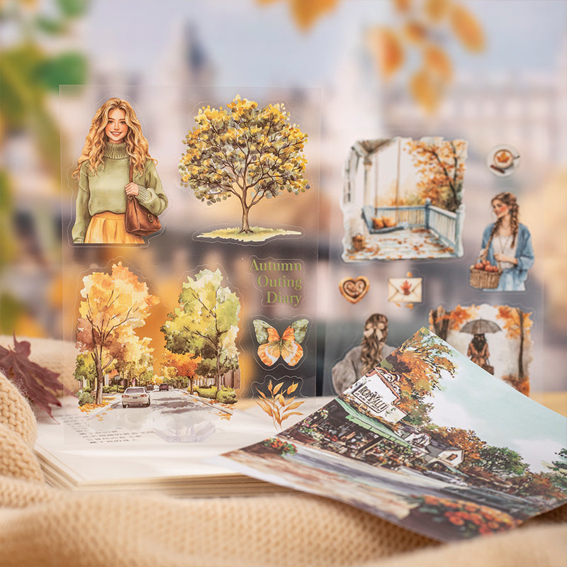 Autumn in Paris Sticker Book