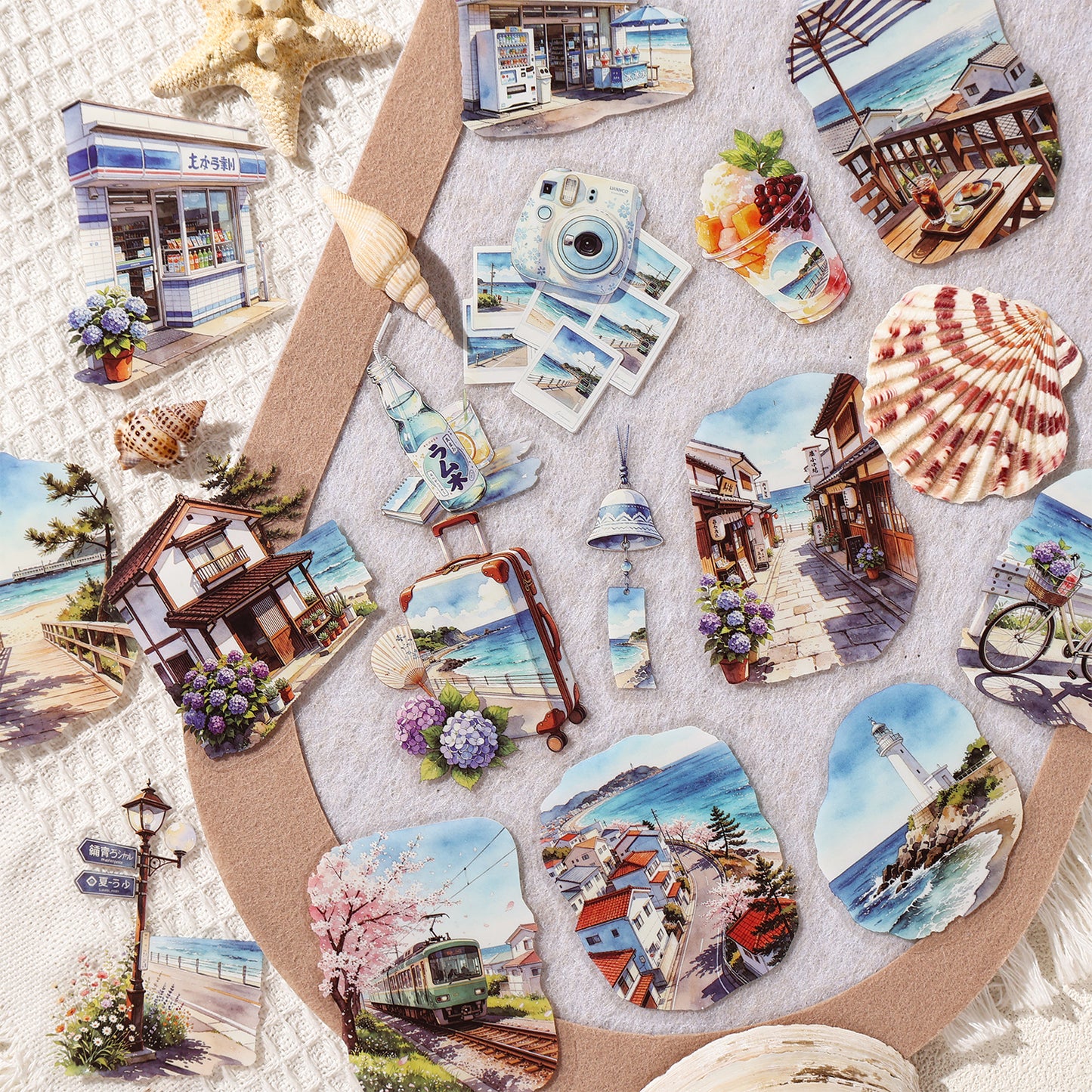 Little Town Wanderings Stickers