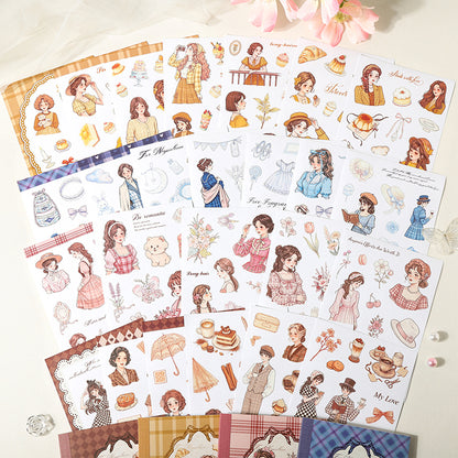 Encounter Charming Lady Sticker Book