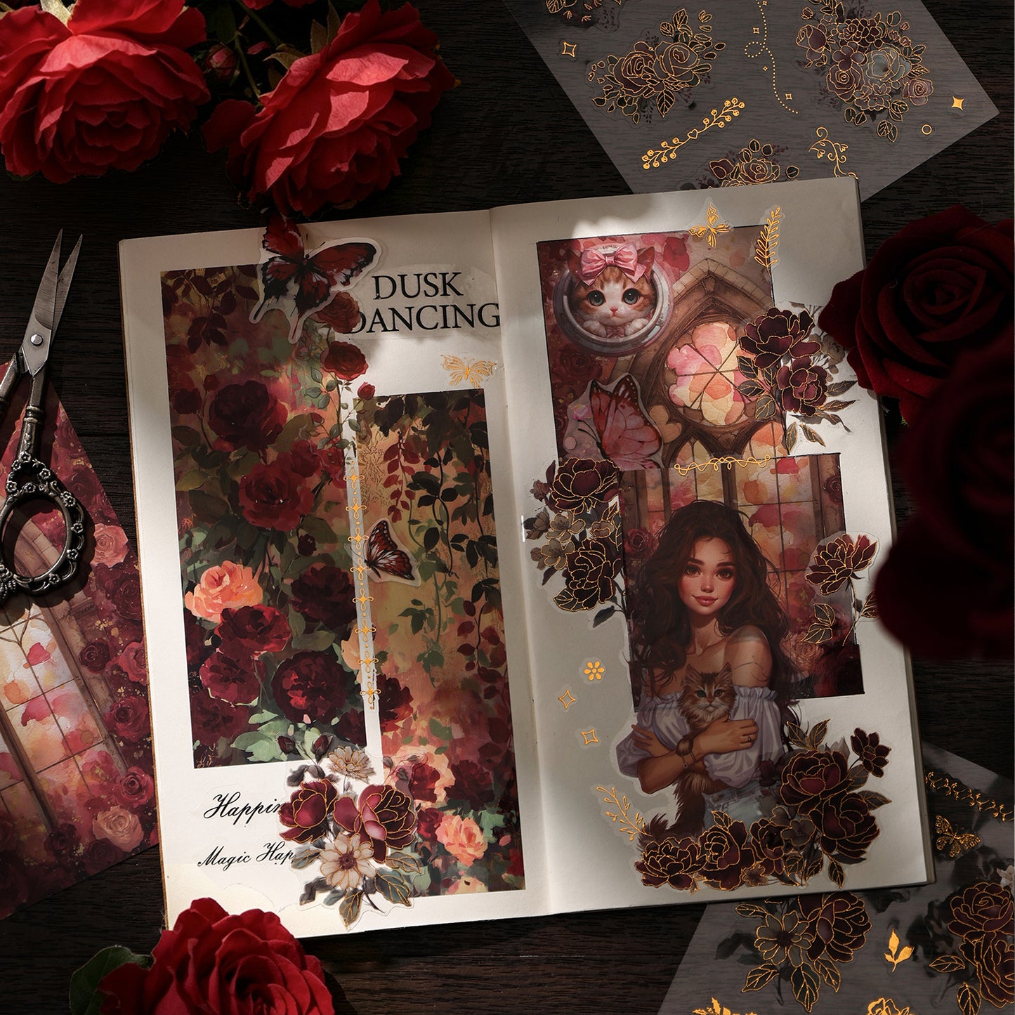 Flowers by the Window Stickers