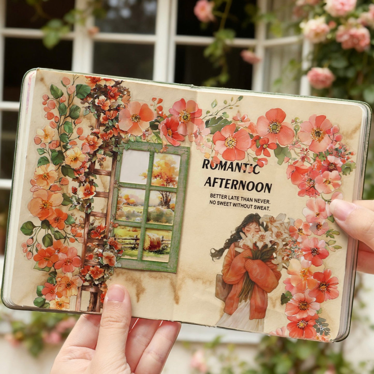 Tangled Vines Blossoms Stickers