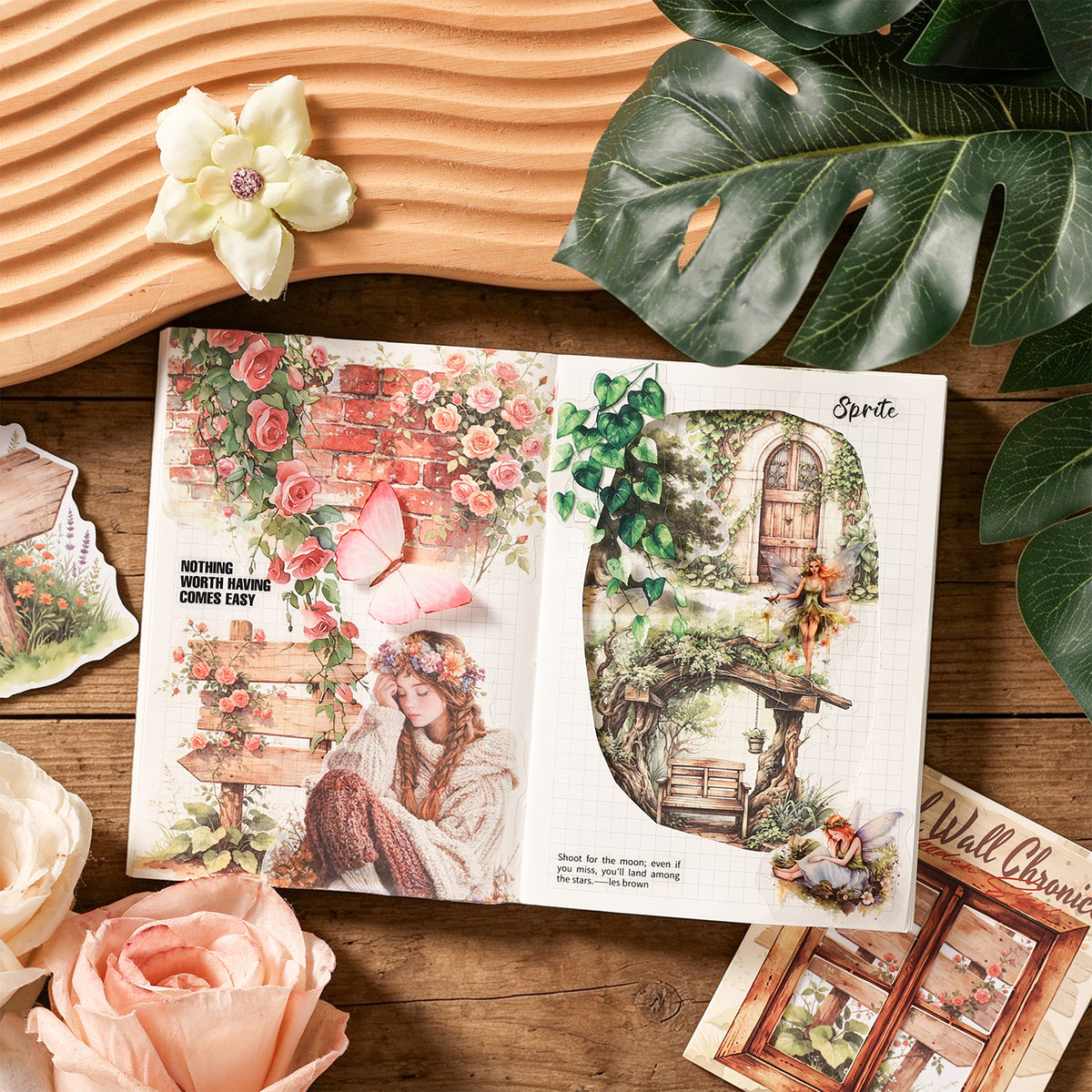 Flower Wall Chronicle Stickers
