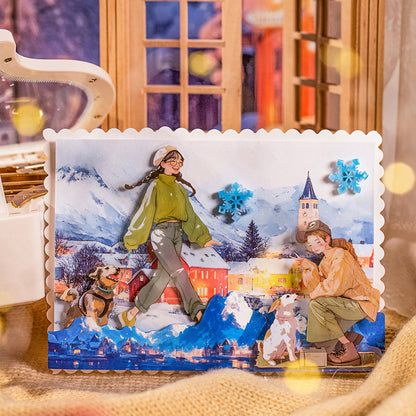 Warm Winter Whispers Stickers