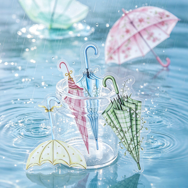 Colorful Umbrella sticker