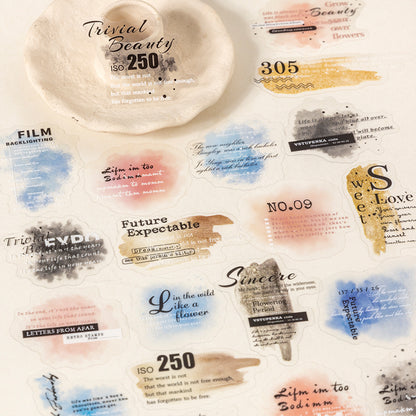 Letters from Blossoms Stickers