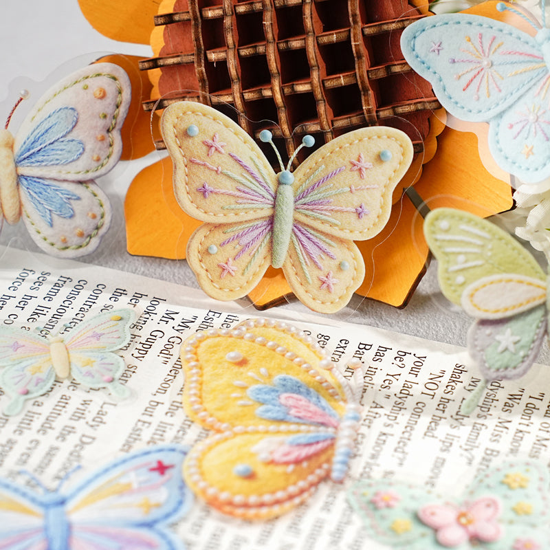 Weaving Butterfly Stickers