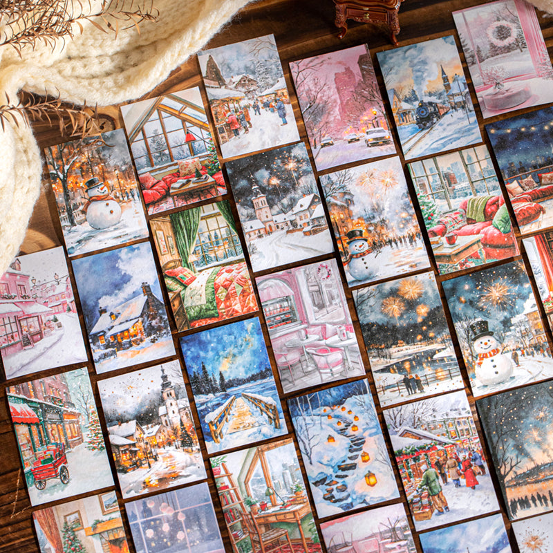 Winter Scenery Stickers