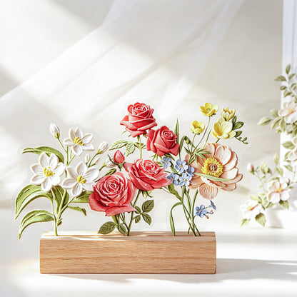 Texture Flower Collection Stickers