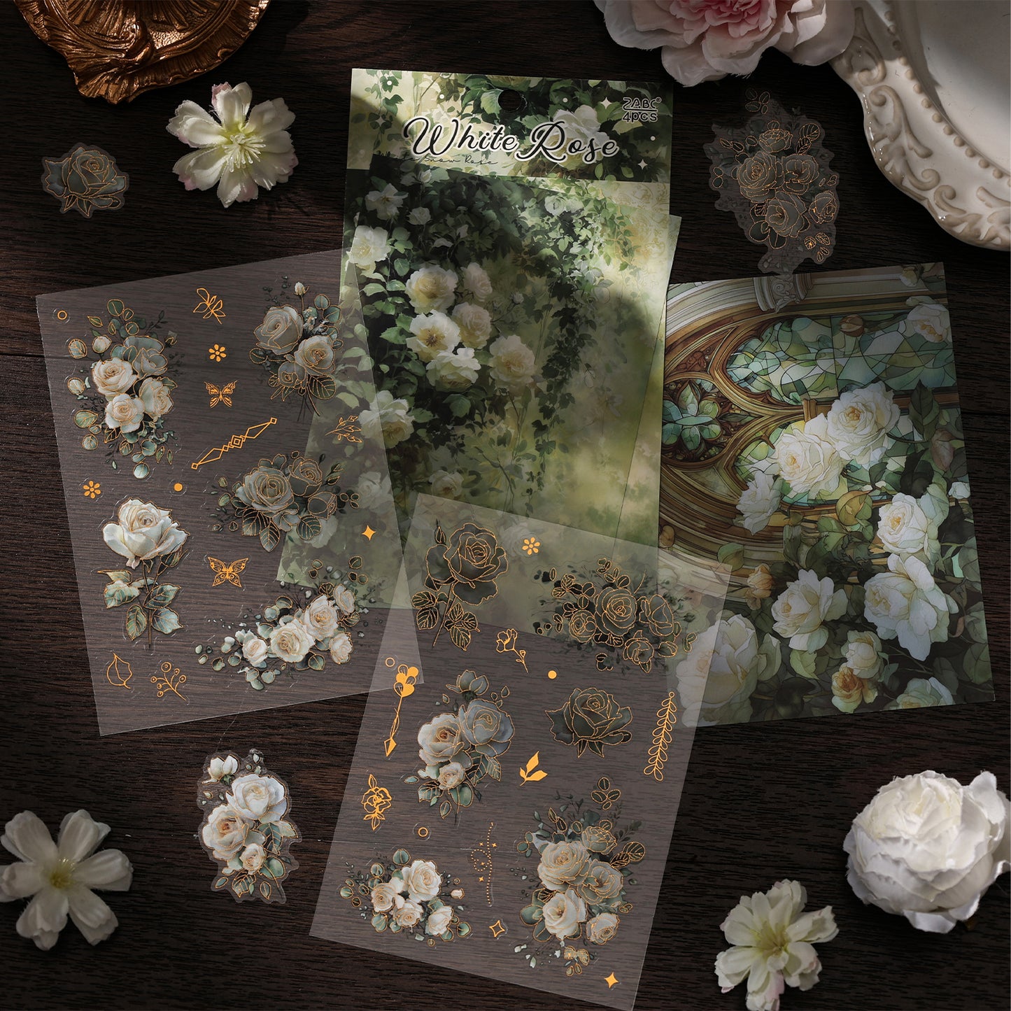 Flowers by the Window Stickers