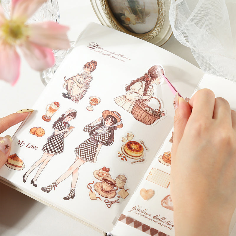 Encounter Charming Lady Sticker Book