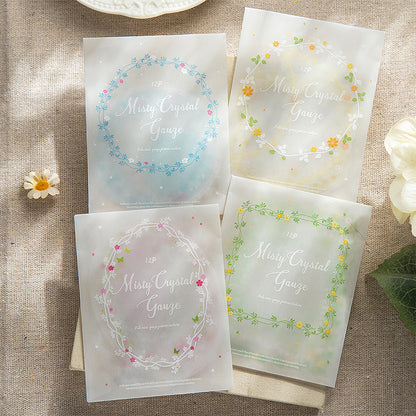 Floral Vellum Frame Stickers
