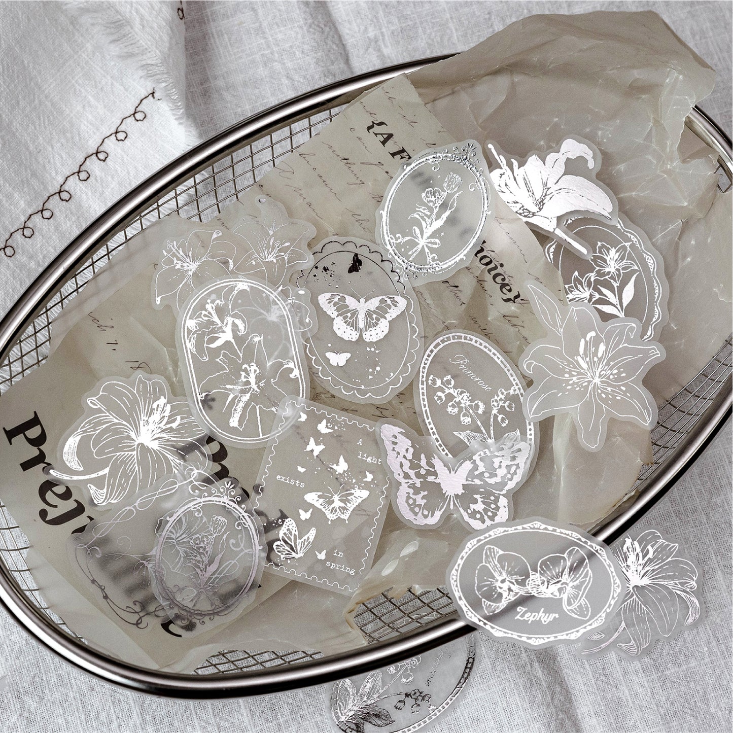 Silver Casket Secret Pact Stickers
