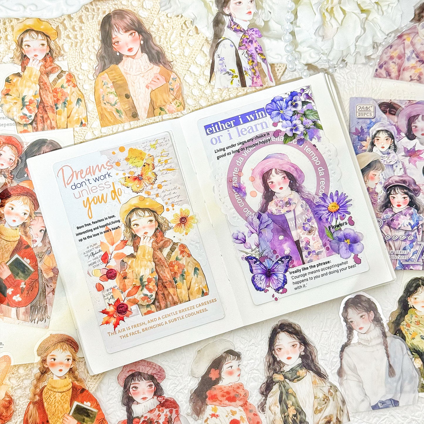 Gentle Breeze and Shadows Stickers