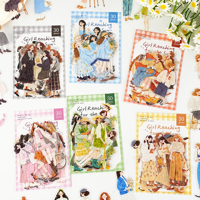 Sunward Growth Stickers