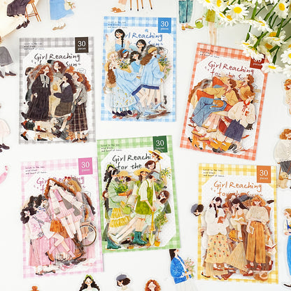 Sunward Growth Stickers